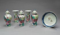 2020-181,1-5, Garniture shown with 2020-201, Berry Dish