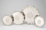 1965-151, Salver; 1965-152, Salver; 1965-153, Salver; 1965-154, Salver