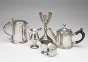 2022-183, Cream Jug; 2022-184, Teapot; 2022-193, Chalice; 2022-199, Tankard; 2022-208,a&b, Suga…