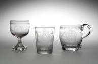 2023-14, Mug; 2023-15, Tumbler; 2023-16, Rummer
