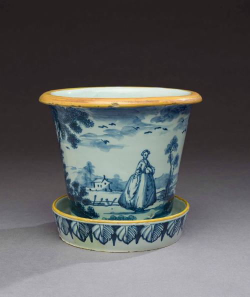 1956-417,a&b, Flower Pot and Stand
