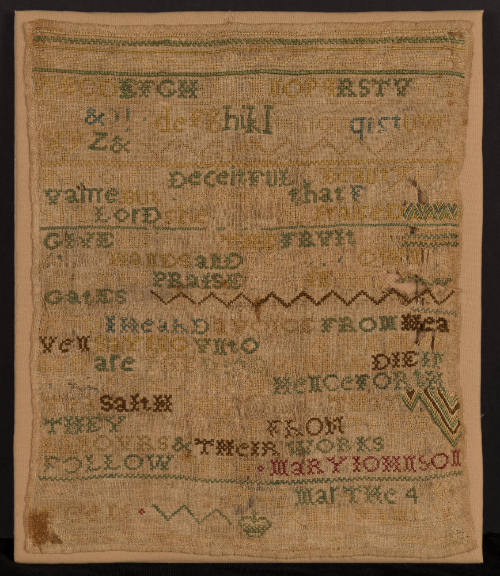 1987-716,1, Sampler