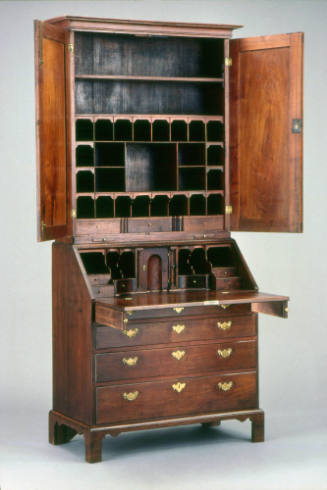 1988-437, Desk and Bookcase