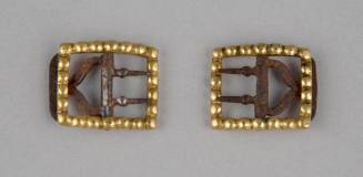 2018-131a&b, Garter Buckles