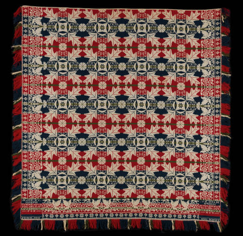 1991.609.3, Woven Coverlet