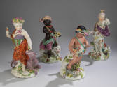 1936-736 Figure of Europe, 1936-740 Figure of Asia, 1936-741 Figure of Africe, 1936-742 Figure …