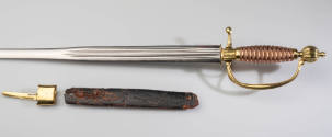 2024-204,A&B, Regimental Sword and Partial Scabbard