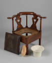 1964-251, Corner Chair, Commode