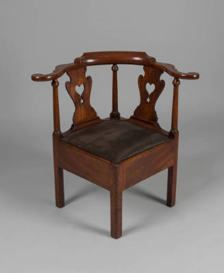 1964-251, Corner Chair, Commode
