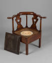 1964-251, Corner Chair, Commode