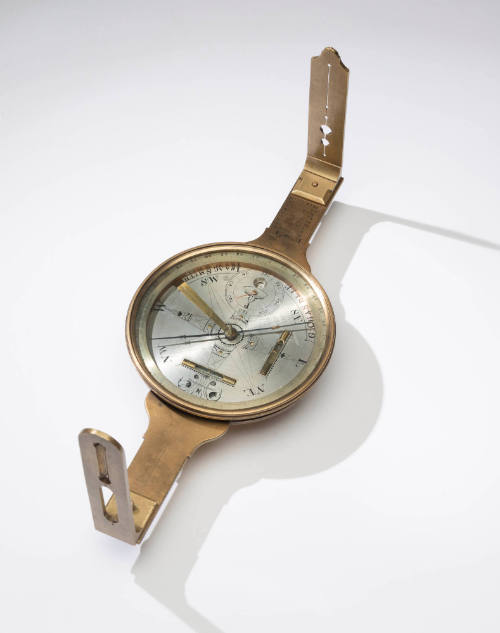 1986-133,1A-D, Surveying Compass