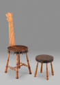 1991.2000.4, Chair and 2014.2000.1, Stool